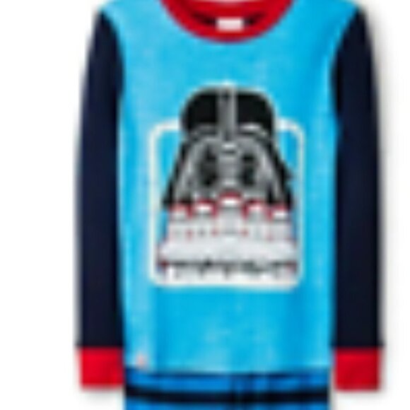 Star Wars Legos 4 pc Pajama Set Glow in the Dark Size 4 NWT - Picture 5 of 11
